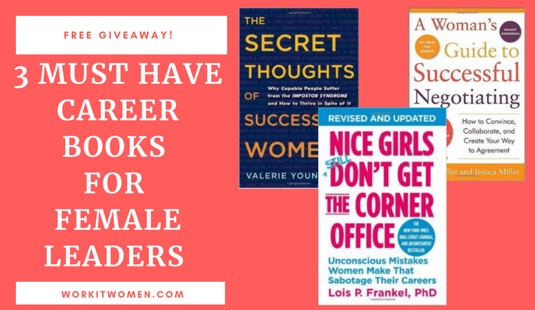 FEATURED IMAGE MUST HAVE CAREER BOOKS FOR FEMALE LEADERS BY WORK IT WOMEN